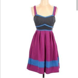 Kimchi blue color block party cocktail night out dress